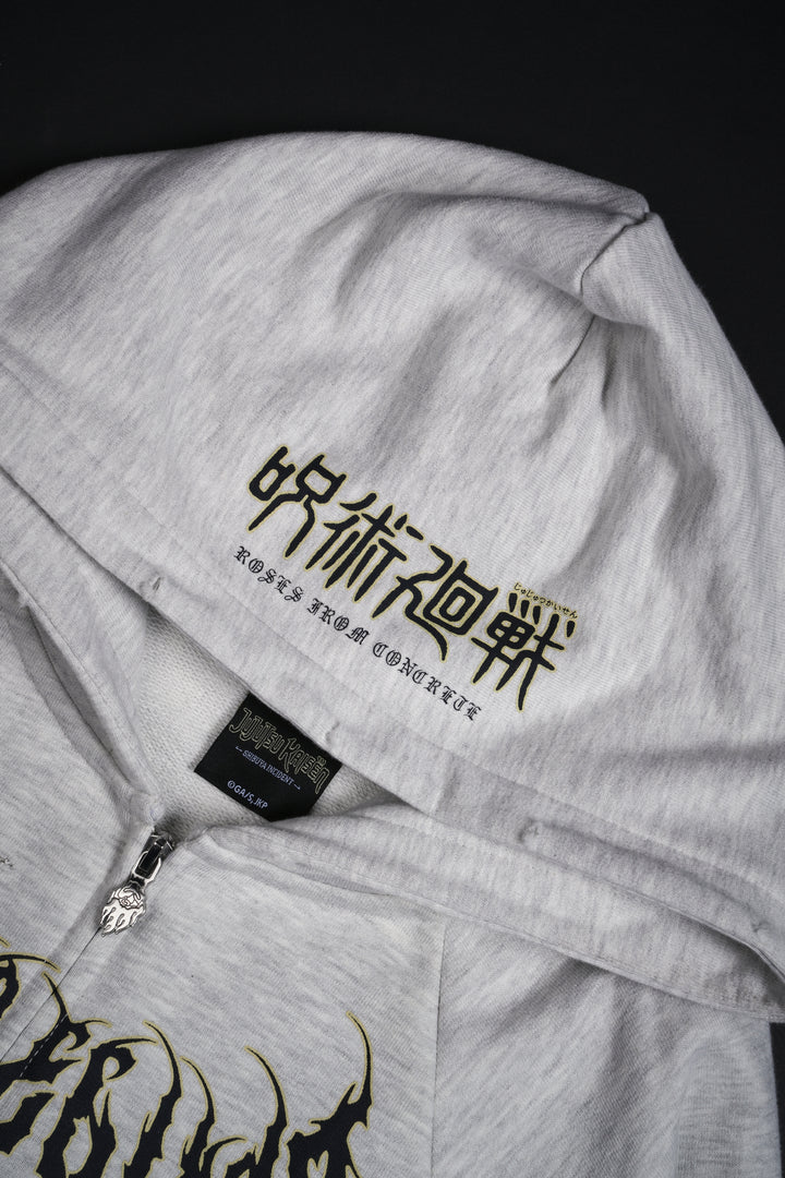 Cursed Energy Destroy Hoodie in Heather Gray