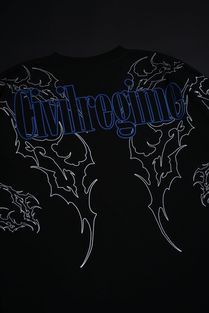 Wrath Of Gojo "Side By Side" 199X Oversized Tee in Black