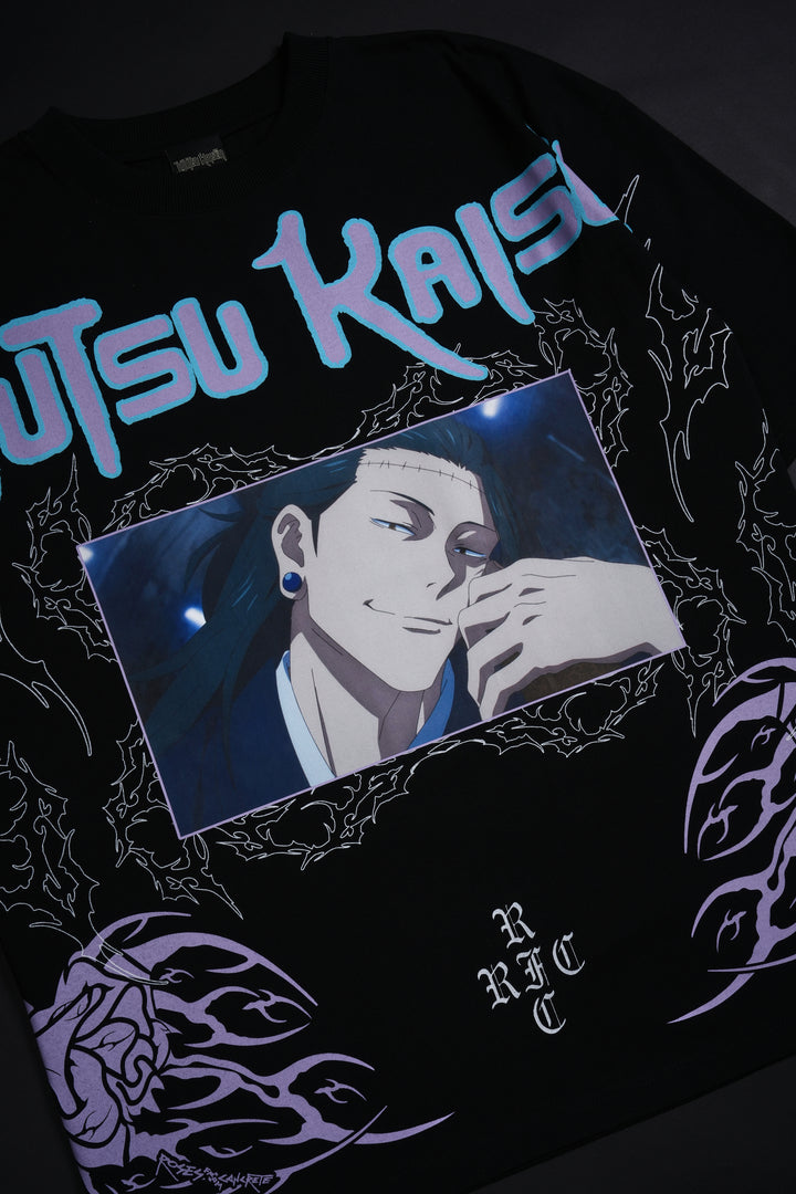 Wrath Of Geto "Side By Side" 199X Oversized Tee in Black