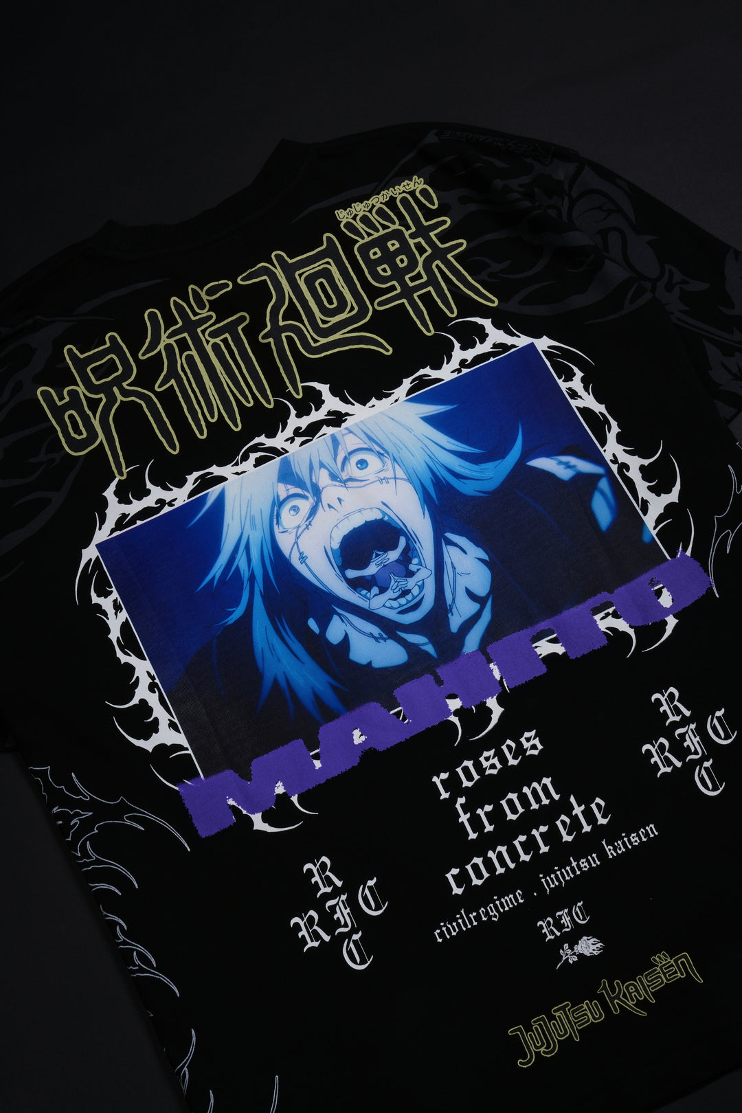 Blood And Soul American Classic Oversized Tee in Black