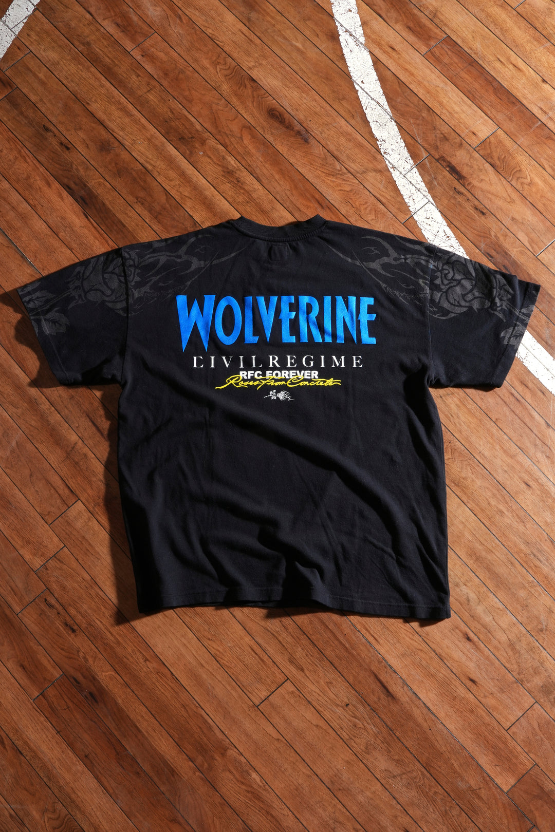 Claws Of Rage American Classic Oversized Tee in Black