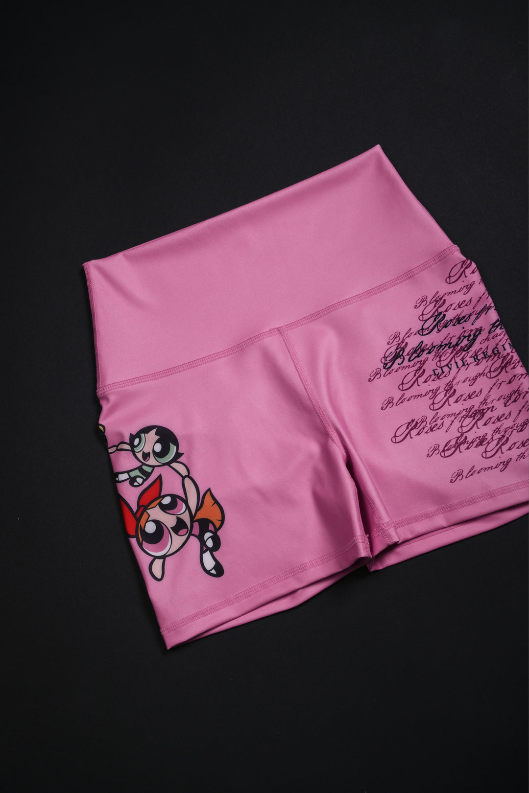 Bloom In Ruin Energy Bike Shorts in Sweet Pink