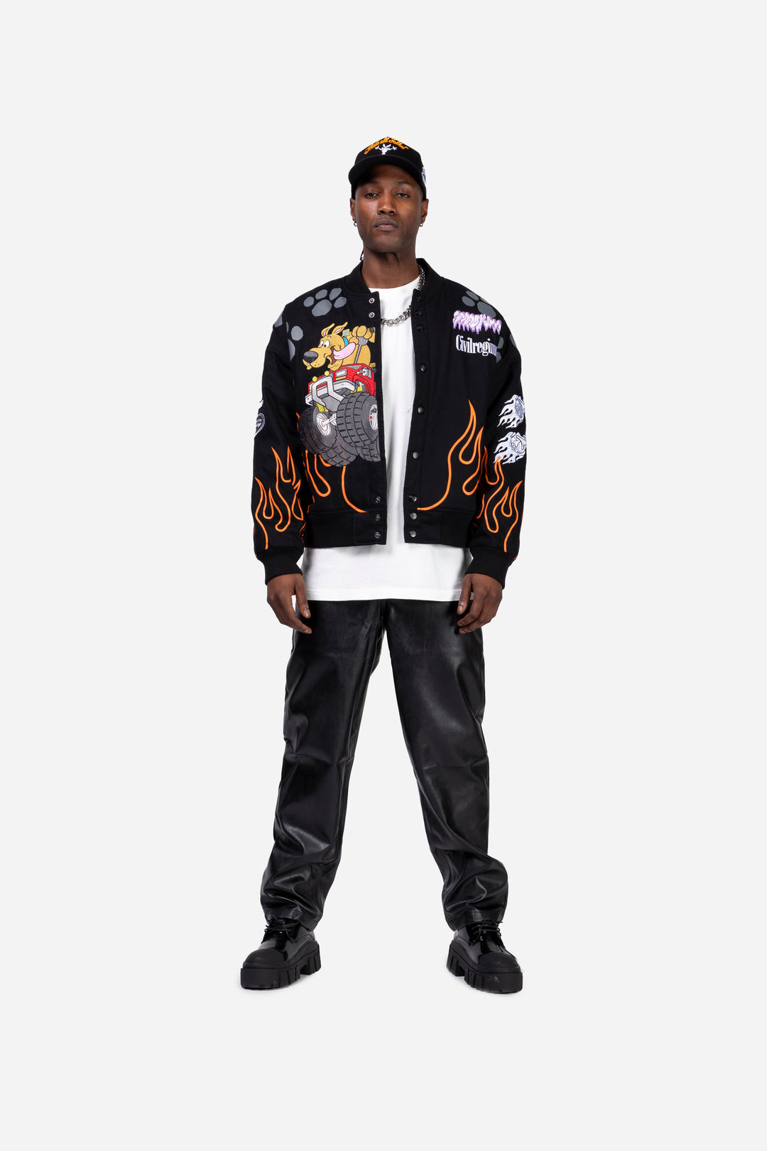 Scooby Doo Racing Jacket in Black