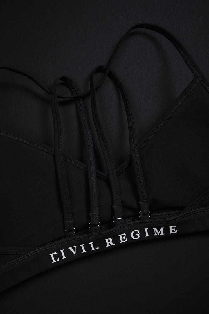 Concrete Halo Nahstia Energy Bra in Vintage Ashes