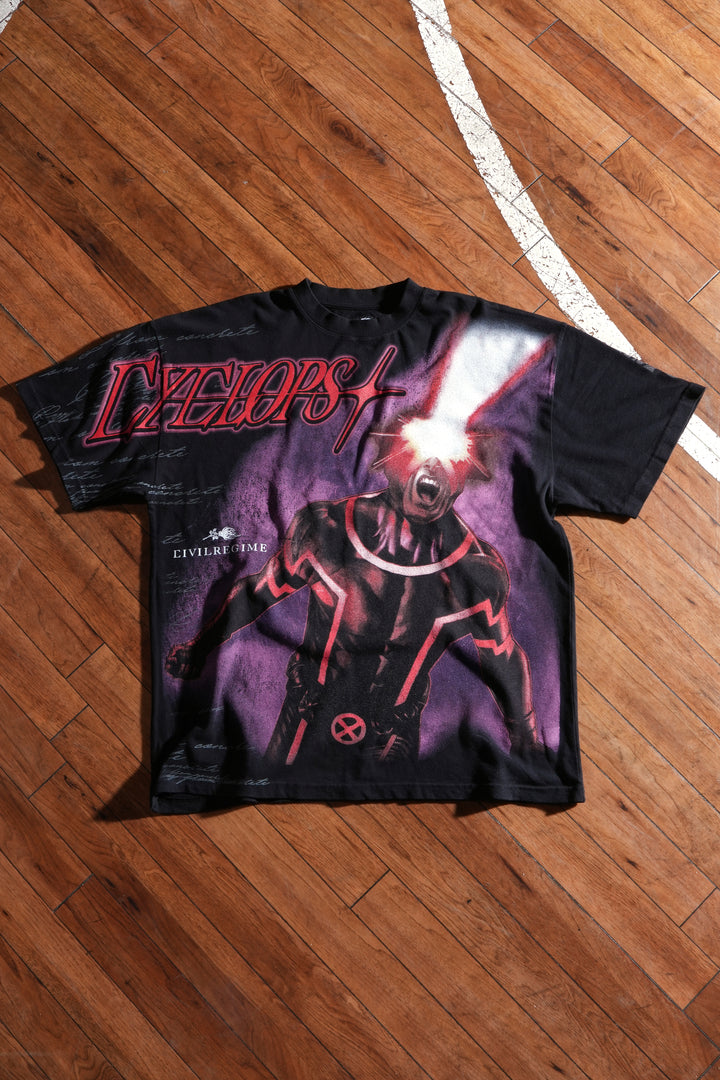 Cyclops Infinite American Classic Oversized Tee in Black