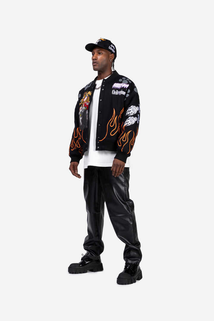 Scooby Doo Racing Jacket in Black