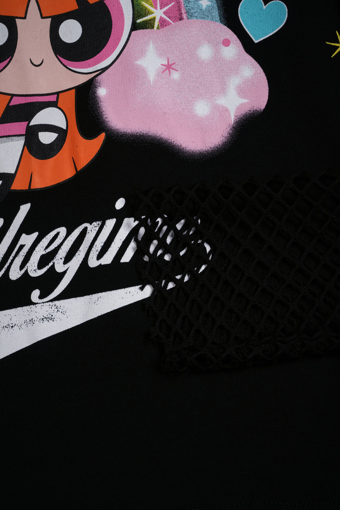 Boss Baby Hellveil Mesh Twofer in Black