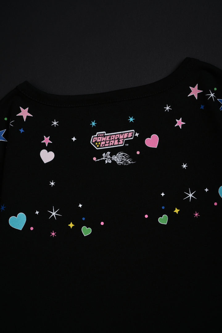 Rage Baby Hellveil Mesh Twofer in Black