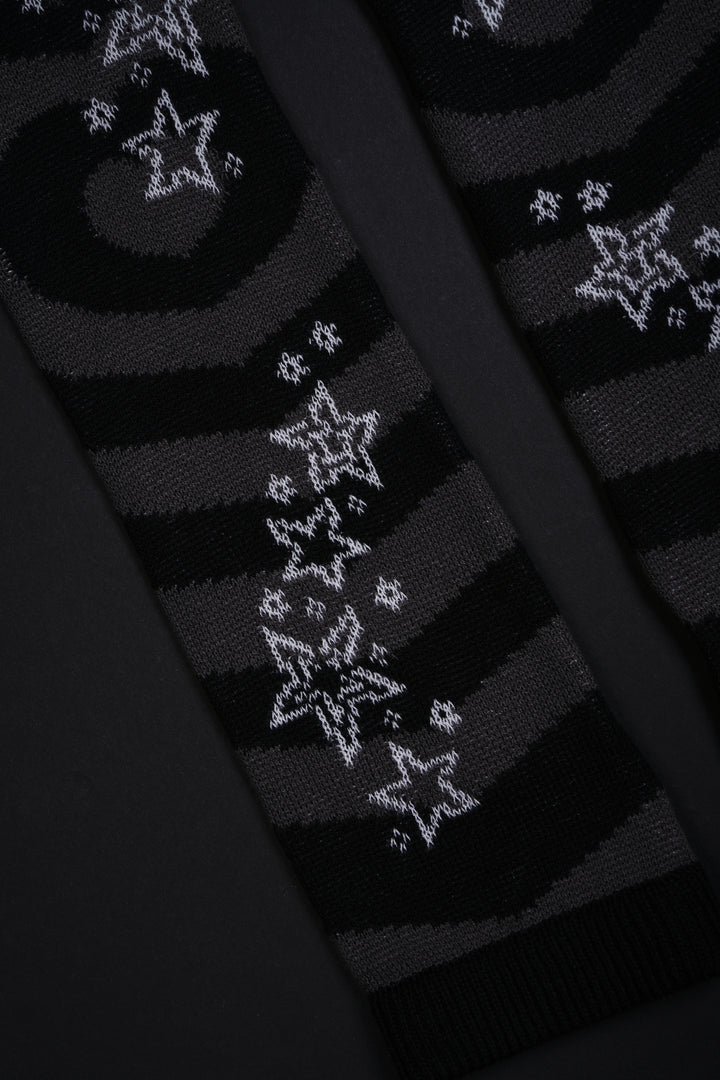 BFF's Forever Arm Warmers in Black/Gray