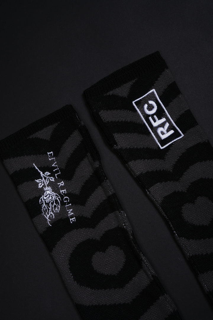 BFF's Forever Arm Warmers in Black/Gray