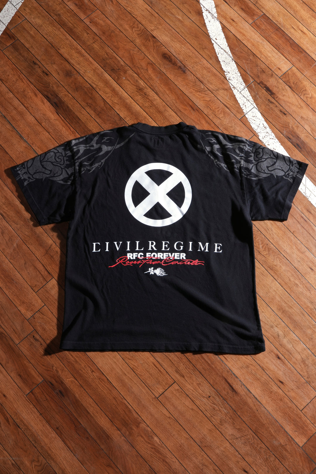 Cyclops Infinite American Classic Oversized Tee in Black