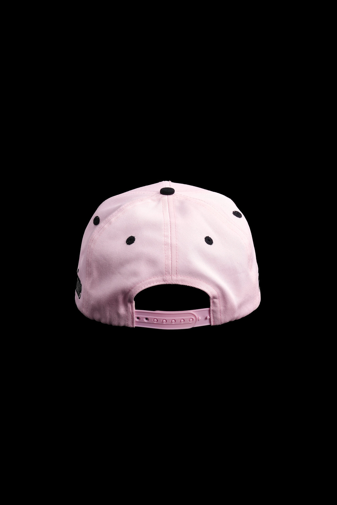 Sacred RFC Snapback Hat in Baby Pink/Black