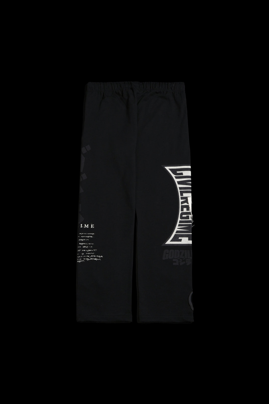 Monsters In Time Eternal Wide Leg Pants in Black