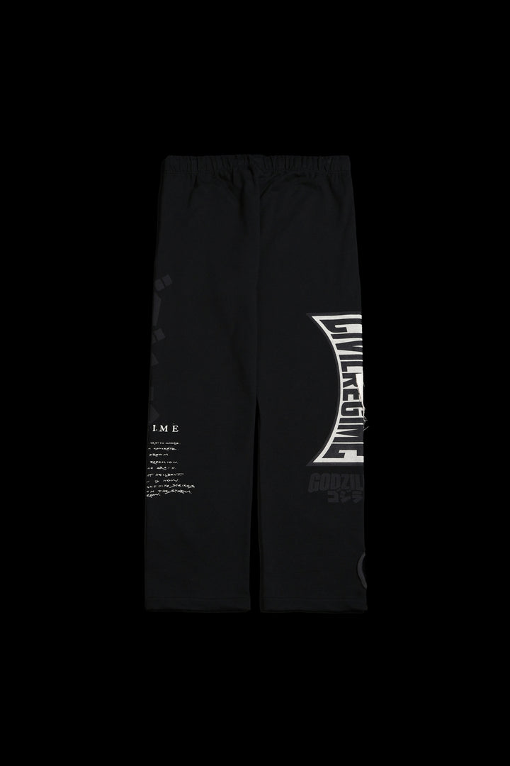 Monsters In Time Eternal Wide Leg Pants in Black