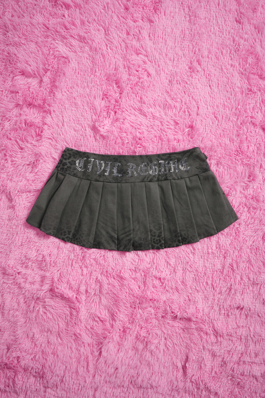 Detention Doll Mini Pleated Skirt in Black