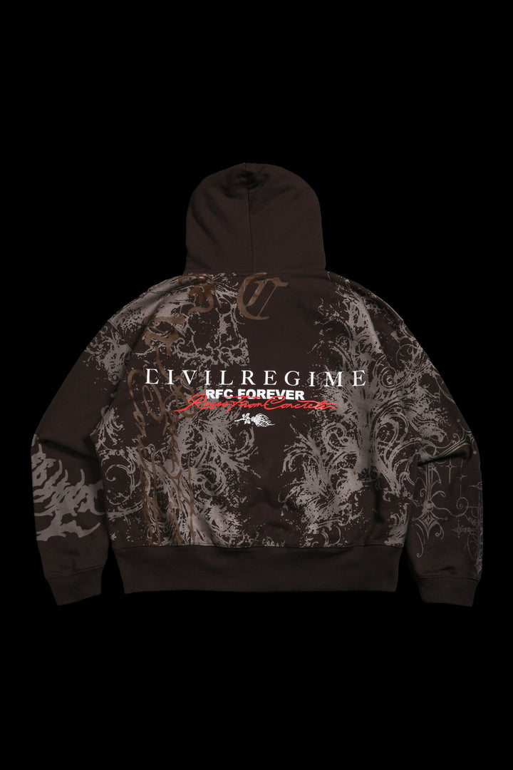 Love And War Forever Hoodie in Fudge