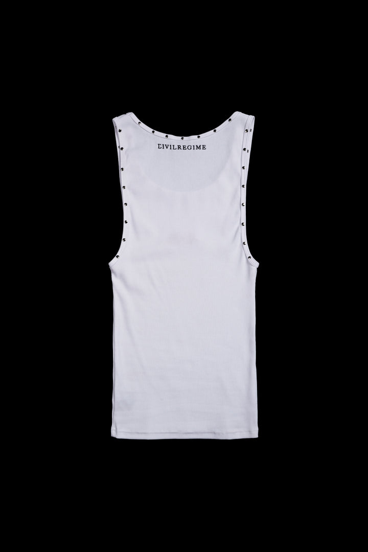 Revenge Tank Top in White
