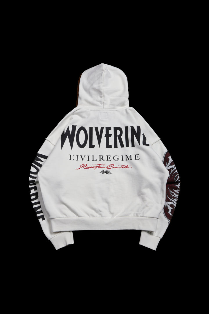 Primal Instinct Civil Zip Up Hoodie in Butter