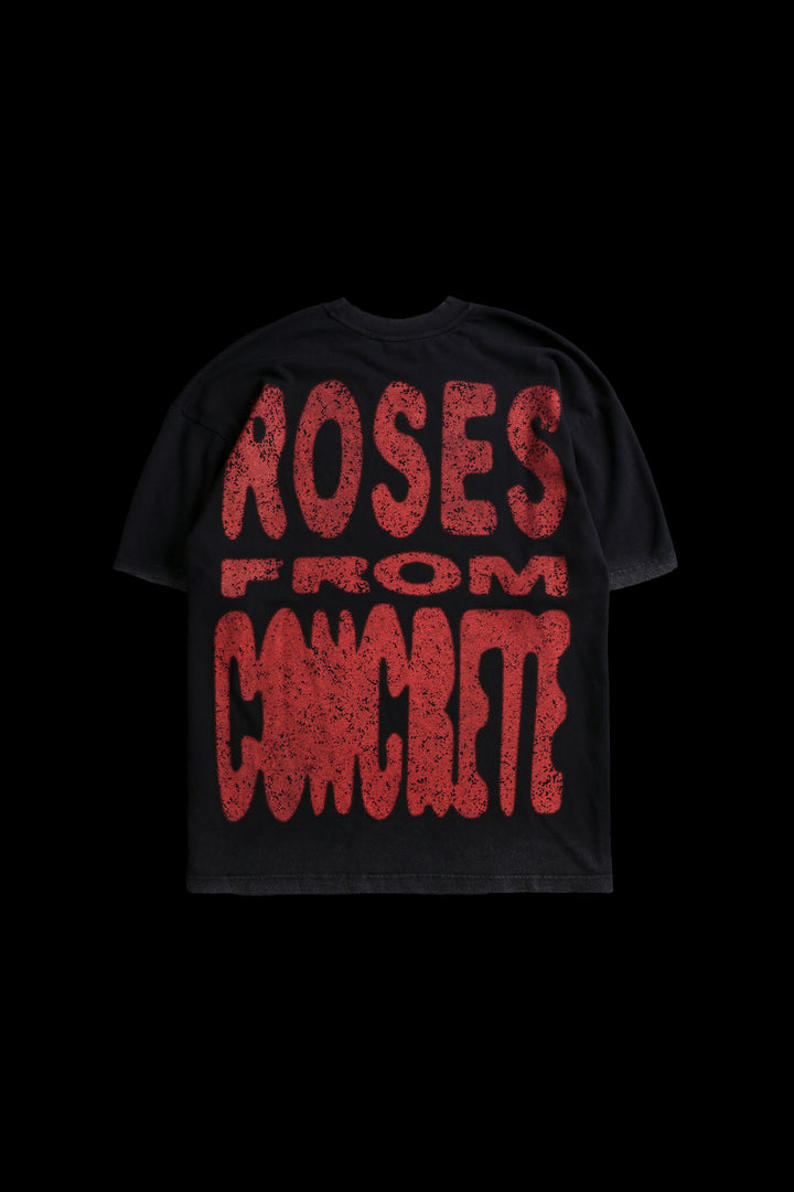 Nightmares American Classic Oversized Tee in Vintage Black