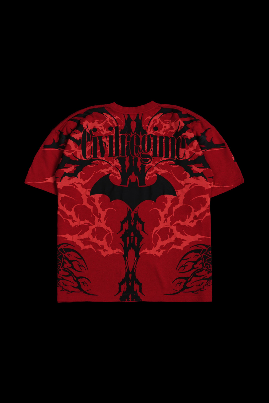 Gotham Calling American Classic Oversized Tee in Radiant Red