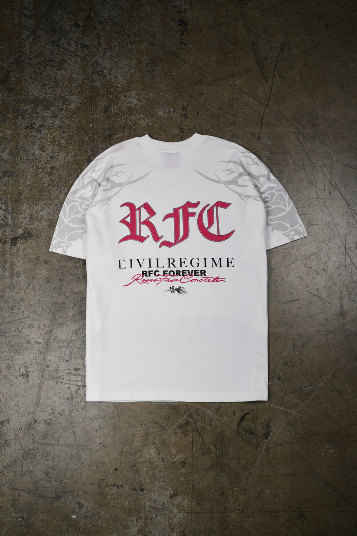 Stamped American Classic Oversized Tee in Butter