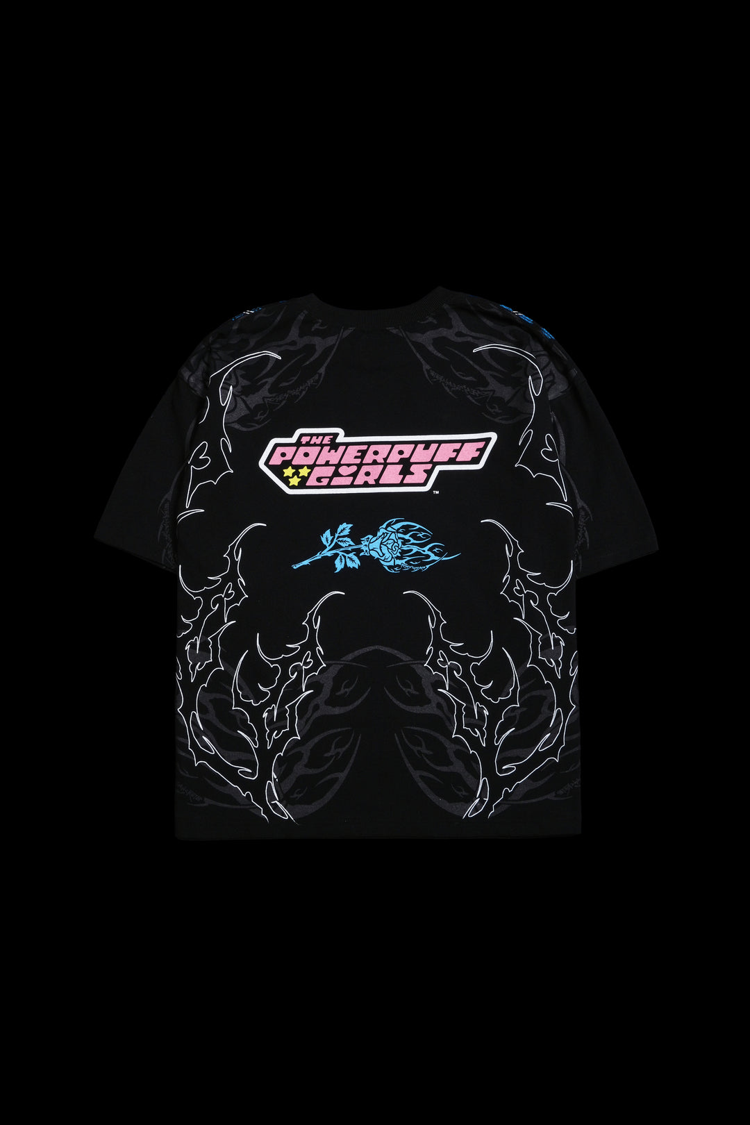 Bubble's Thorn Rush "Side By Side" 199X Oversized Tee in Black