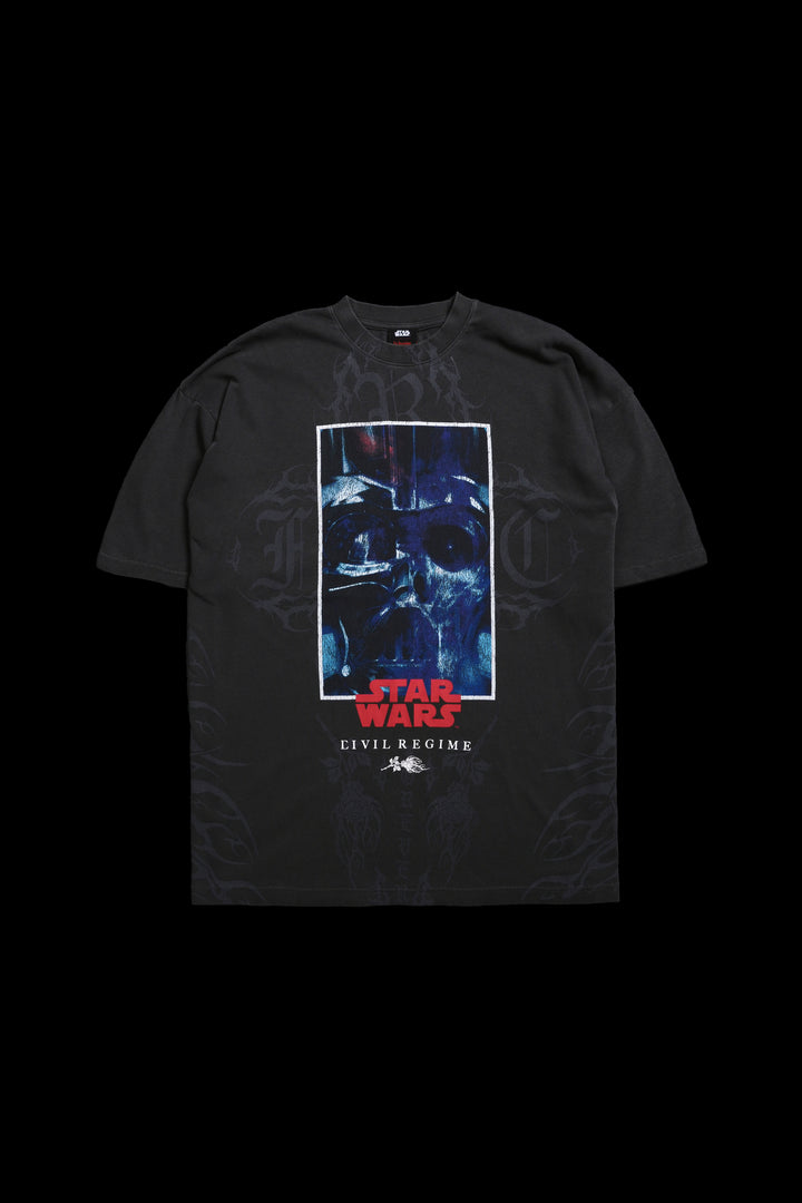 Galactic Decay American Classic Oversized Tee in Vintage Ashes