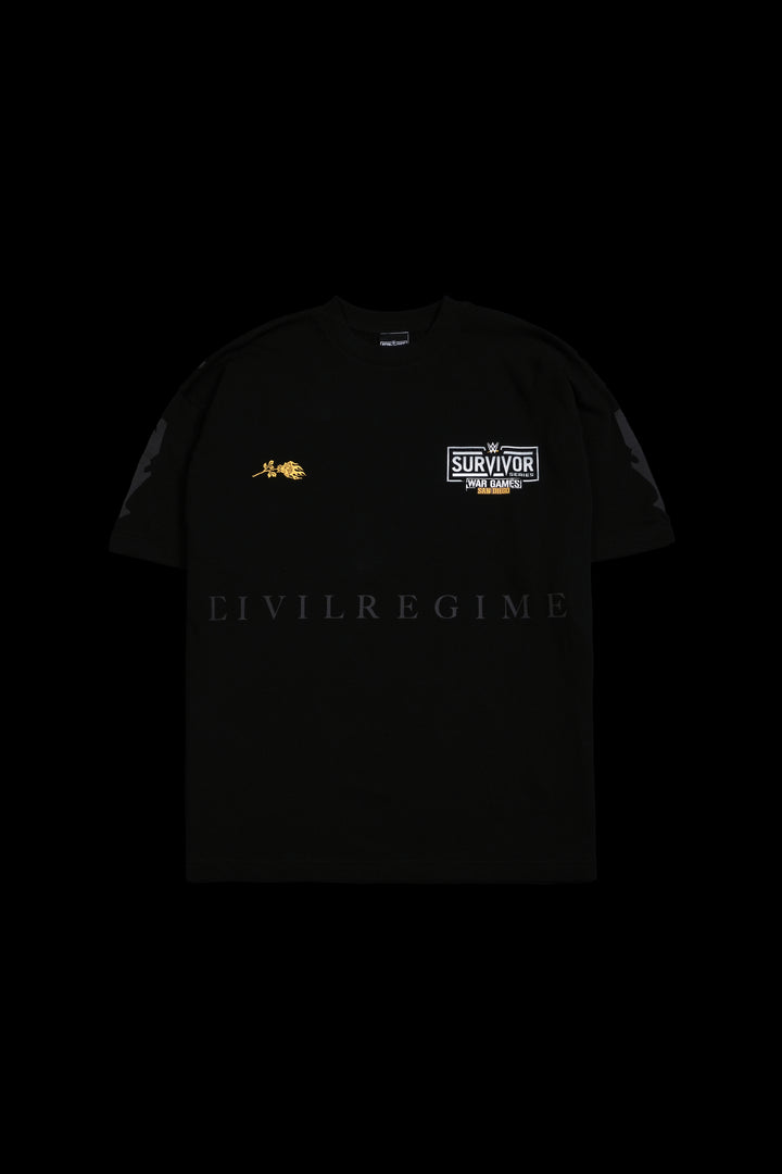 Survivor Series American Classic Oversized Tee in Black