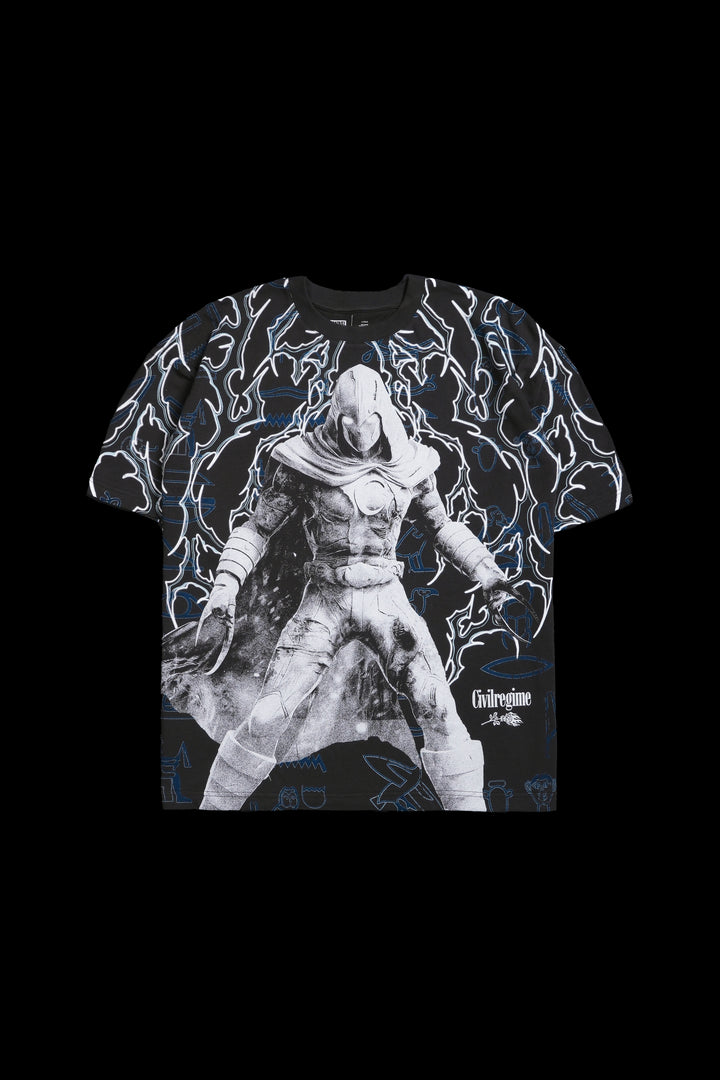 Moon Knight American Classic Oversized Tee in Vintage Ashes