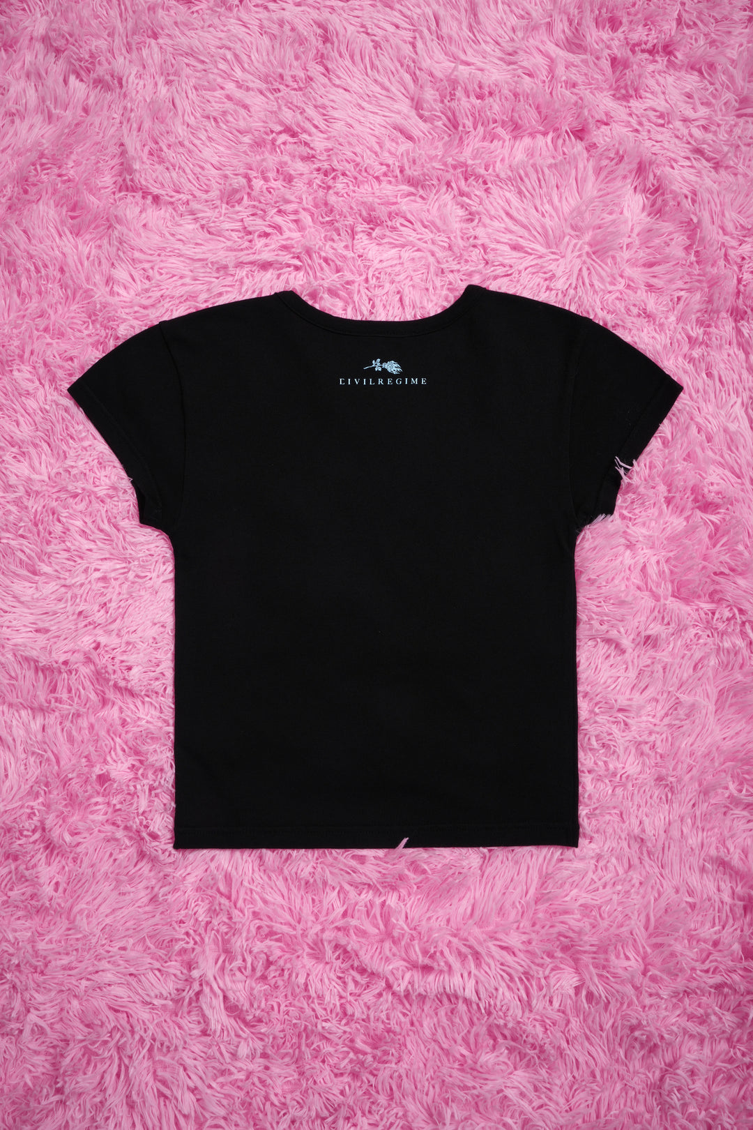 Obsessed With Me Baby Tee in Black