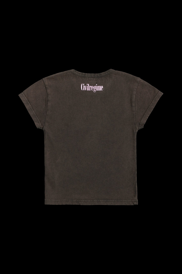 Concrete Sin Baby Tee in Sun Wash Brown