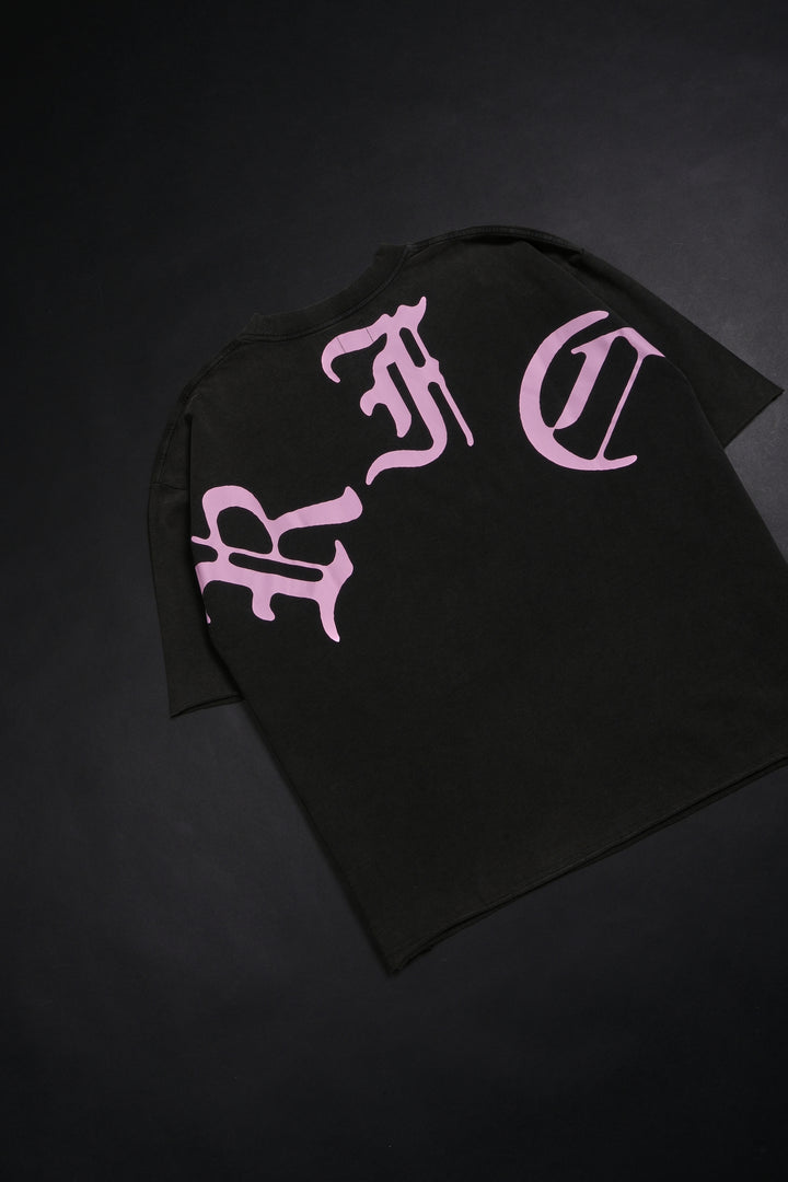 Concrete Sin Dungeon Tee in Sun Wash Vintage Black