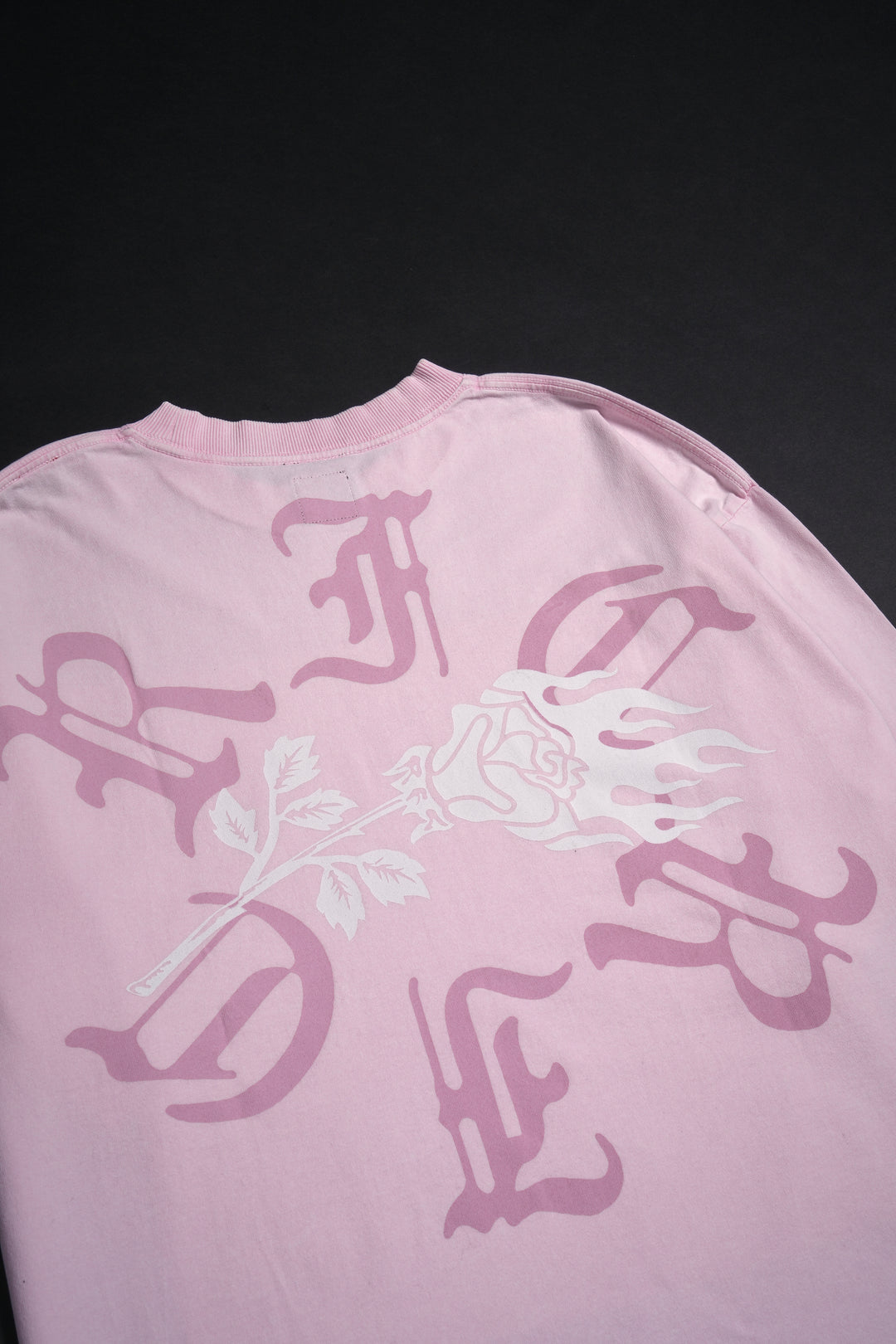 Icy Rose 199X Oversized Tee in Baby Pink Sun Wash
