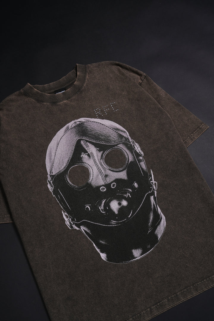 Pretty Hardcore 199X Oversized Tee in Sun Wash Brown