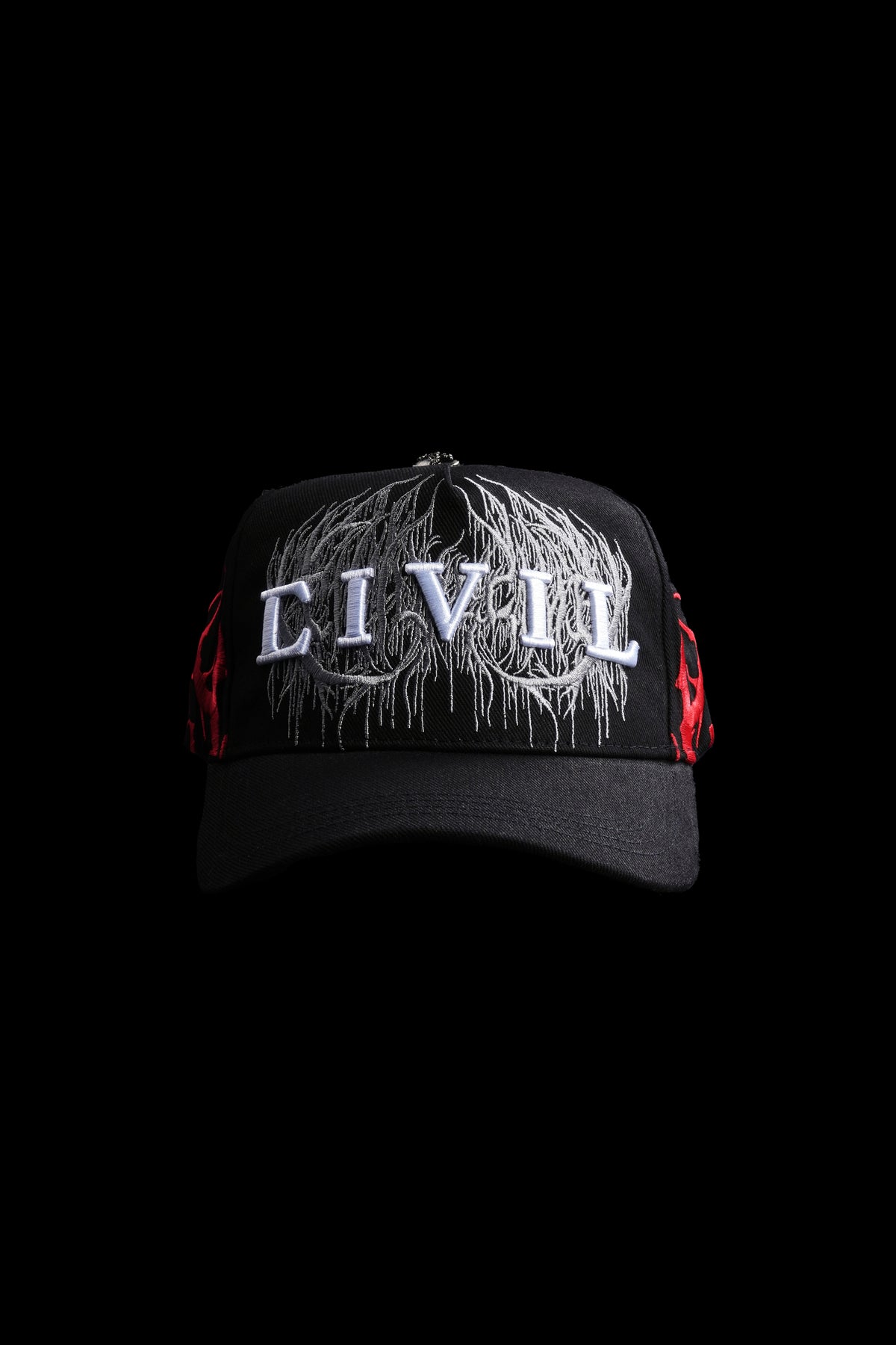 Vengeance 5 Panel Snapback Hat in Black – Civil Regime