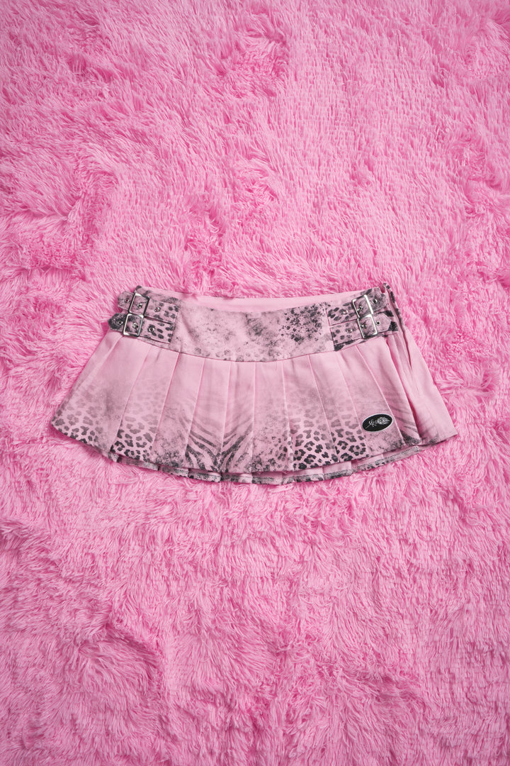 Detention Doll Mini Pleated Skirt in Baby Pink