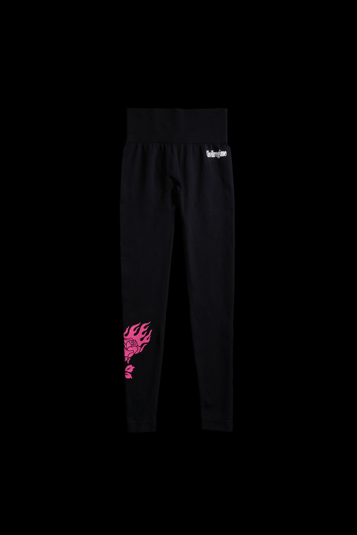 Concrete Kelly Seamless Scrunch Leggings in Black