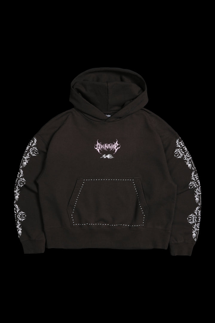 Full Bloom Forever Hoodie in Brown