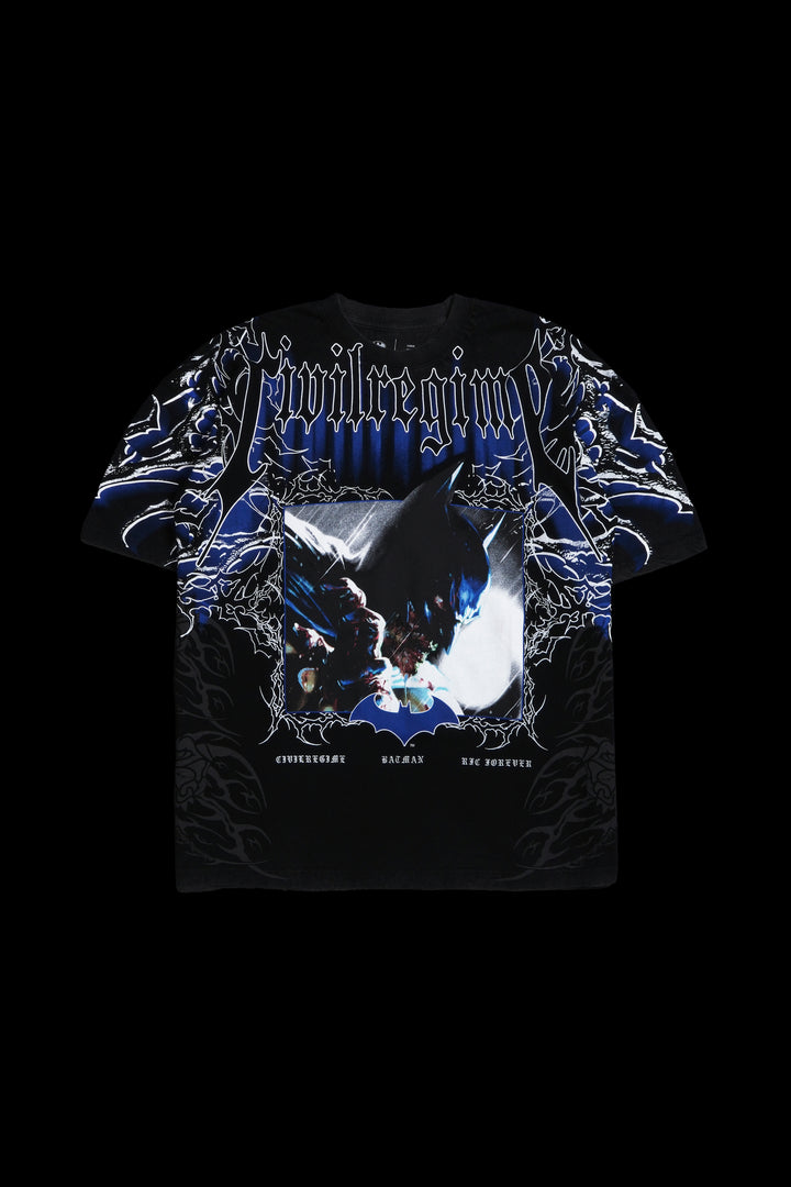 Throned Knight American Classic Oversized Tee in Vintage Black