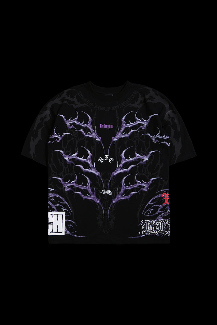 Muramasa 199X "Side By Side" Oversized Tee in Black