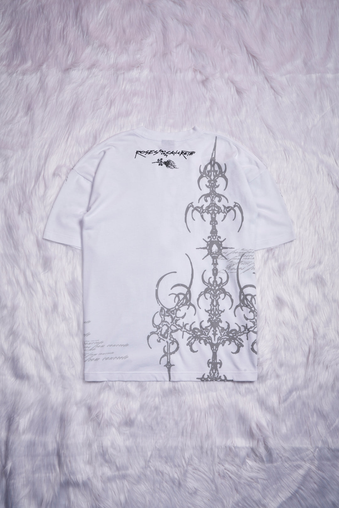 Rose Error American Classic Oversized Tee in White