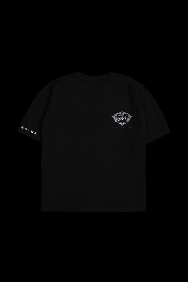 Emily "Side By Side" 199X Oversized Tee in Black
