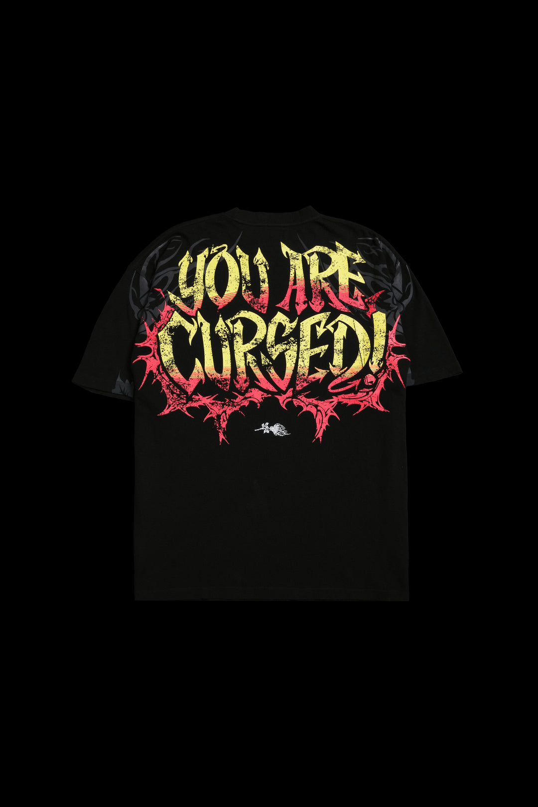 You Are Cursed American Classic Oversized Tee in Black
