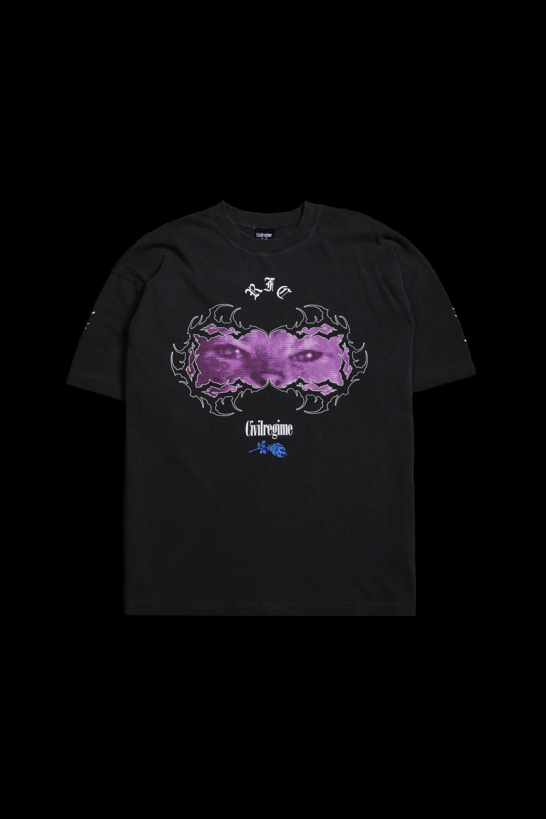 Iced Out American Classic Oversized Tee in Vintage Ashes
