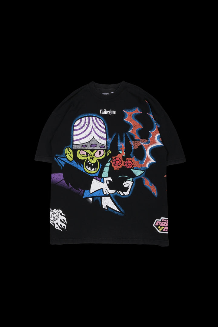 Powerpuff GIrls Part 1 Side By Side 199X Tee "Box Set" in Black