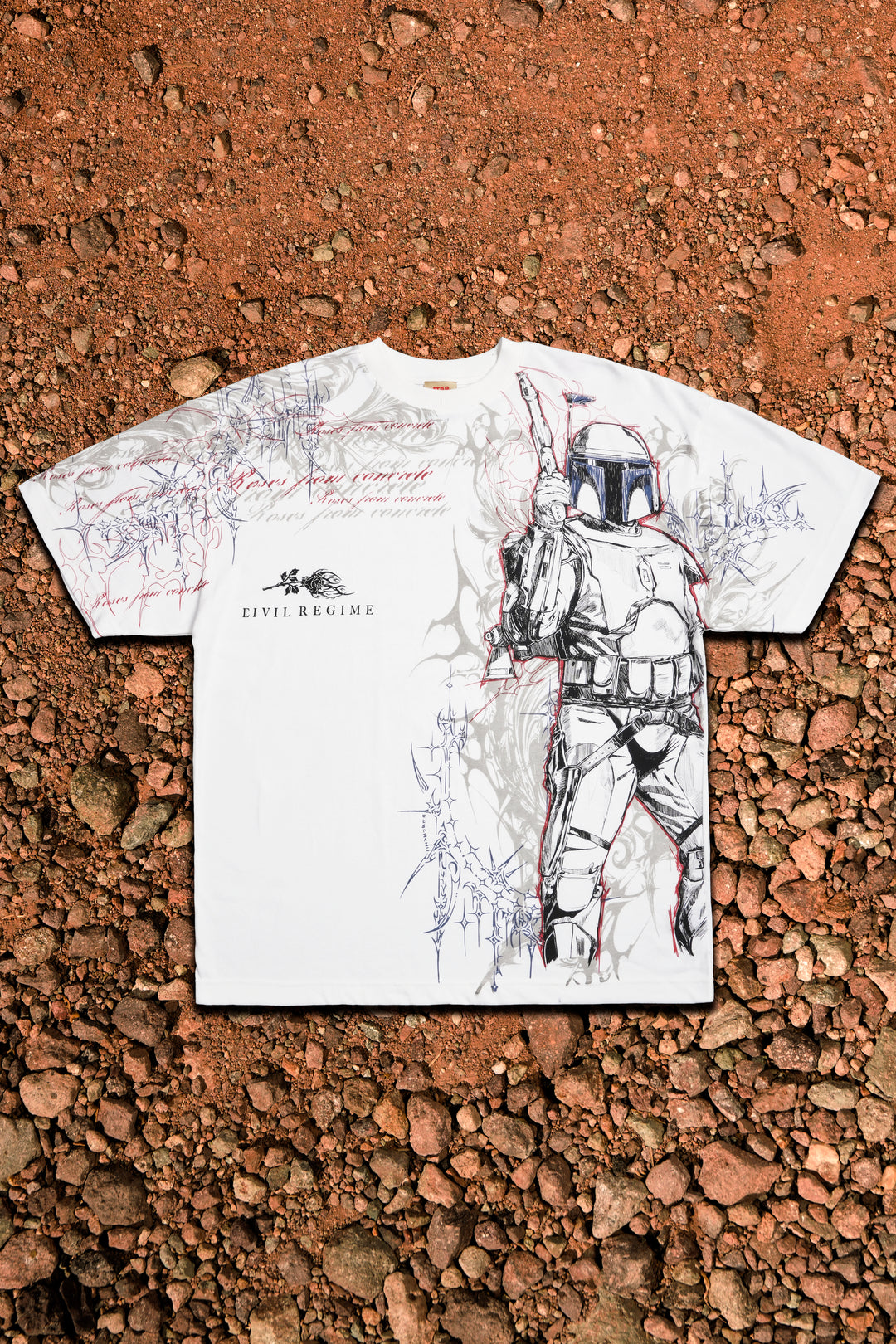 The Marksman American Classic Oversized Tee in Butter