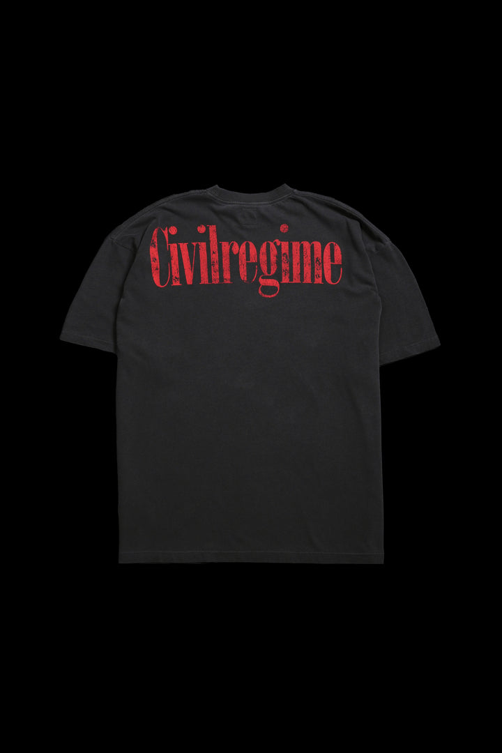 Galactic Decay American Classic Oversized Tee in Vintage Ashes