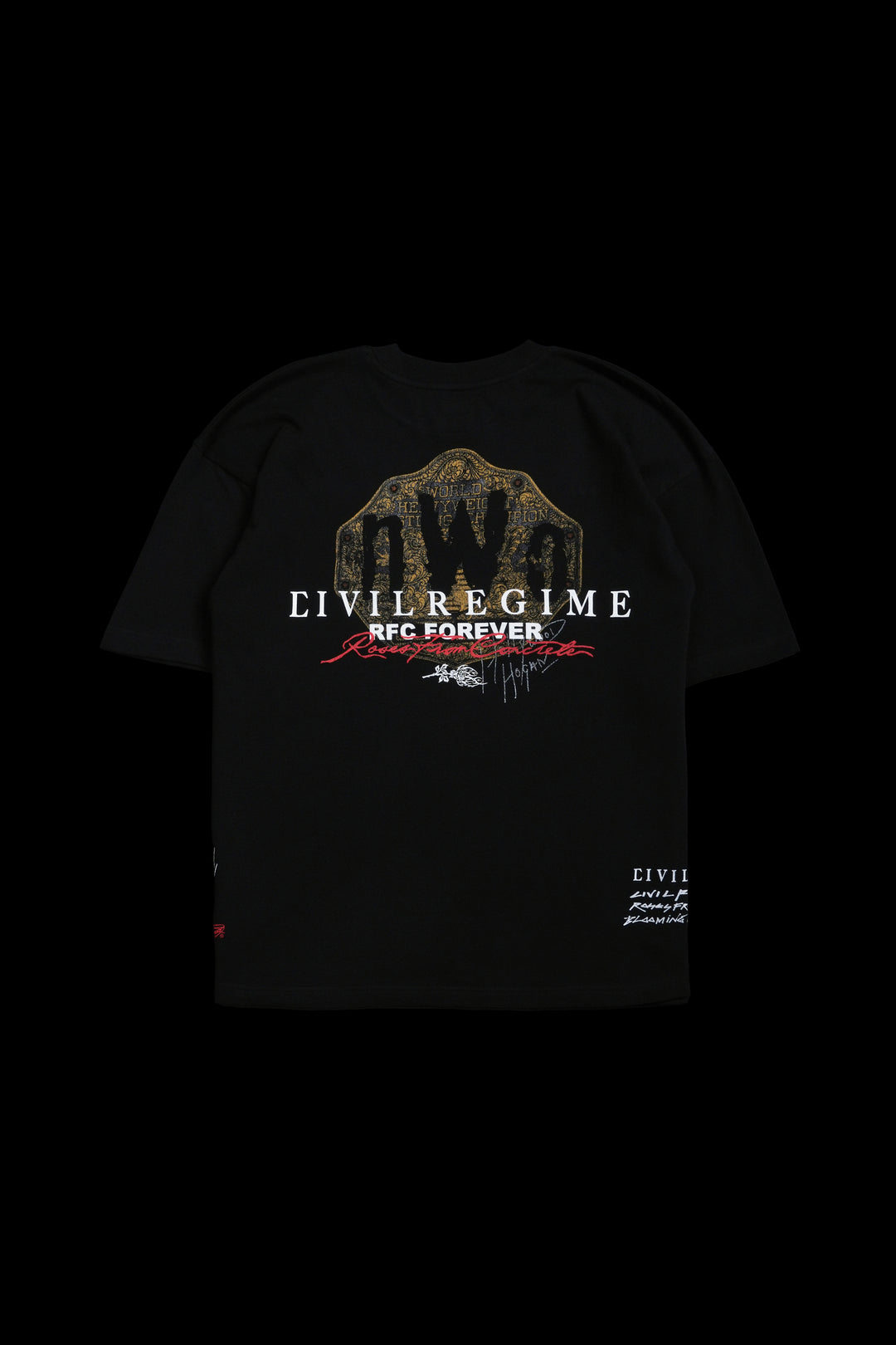 Hollywood Hogan American Classic Oversized Tee in Black