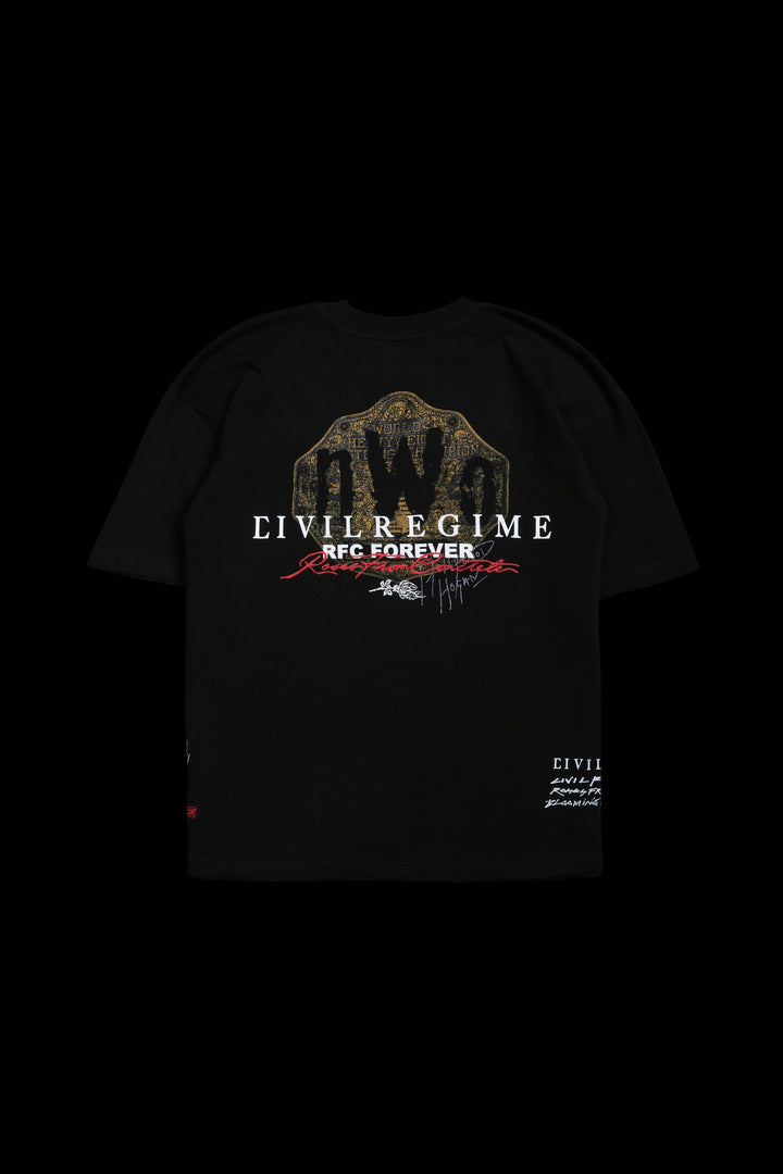 Hollywood Hogan American Classic Oversized Tee in Black