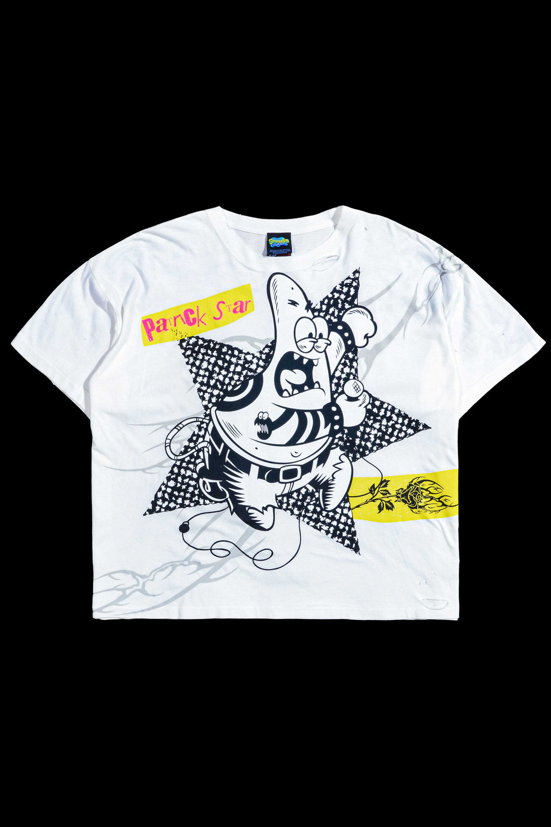 Angry Star Everyday Basic Tee in Butter